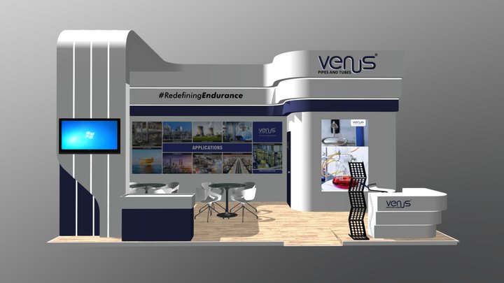 Venus Exhibition stall design 3D Model