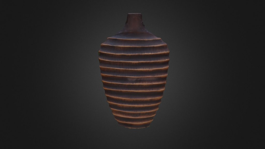 3D dried vase