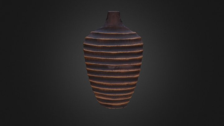 3D dried vase 3D Model