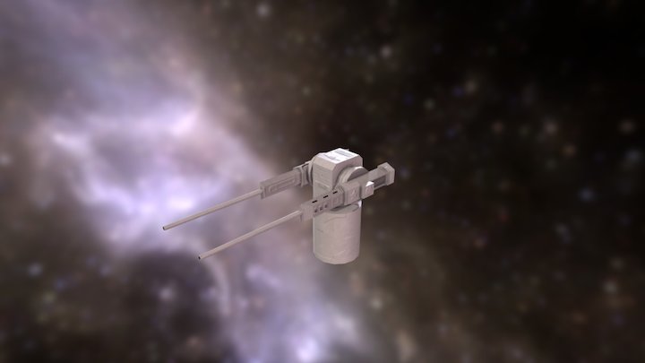 Star Wars RH 8 Laser Cannon 3D Model