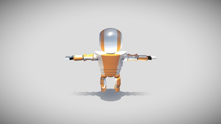 Robot FBX 3D Model