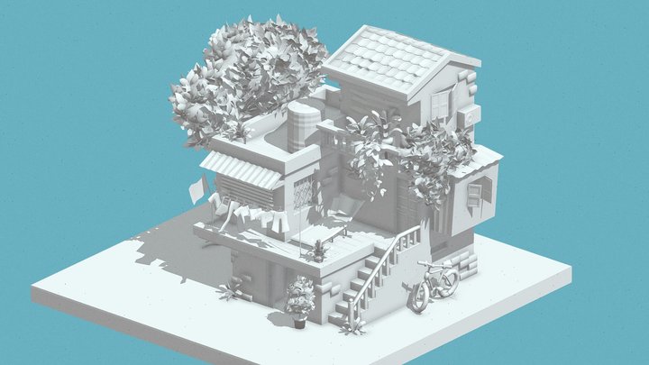 7. THREE POINTS PERSPECTIVE (FSPY) 3D Model