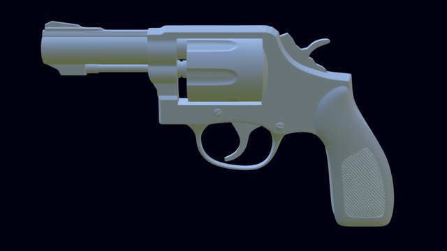 Revolver - Assignment 1a 3D Model