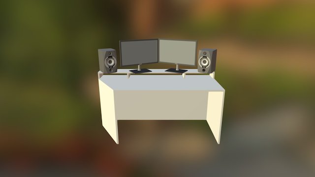 Yan Desk 3D Model