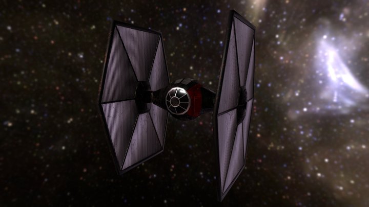 Tie-Fighter 3D Model
