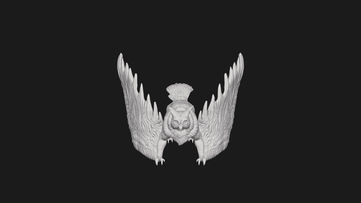 Owl Bear 3D Model
