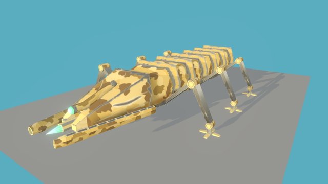 Sandipede 3D Model