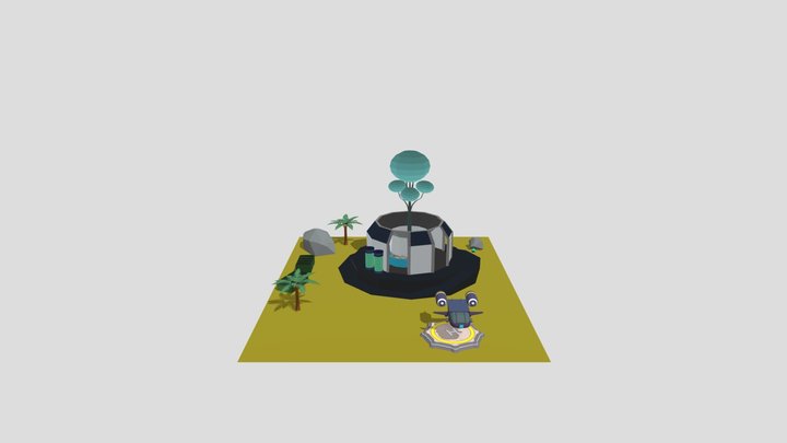3B113164 張子瑋 3D物件建模 3D Model