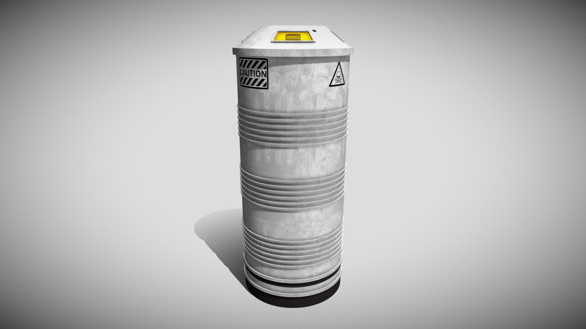 3D model Sci-Fi Containment Flask - This is a 3D model of the Sci-Fi Containment Flask. The 3D model is about a stack of coins.