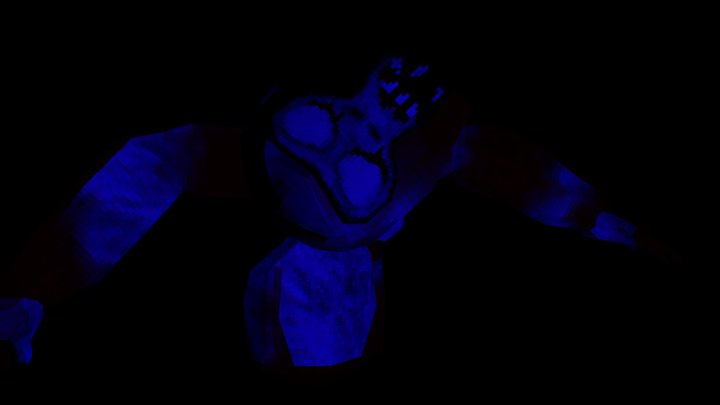 PlaceHolder Monster - Clouds Gorilla Horror 3D Model