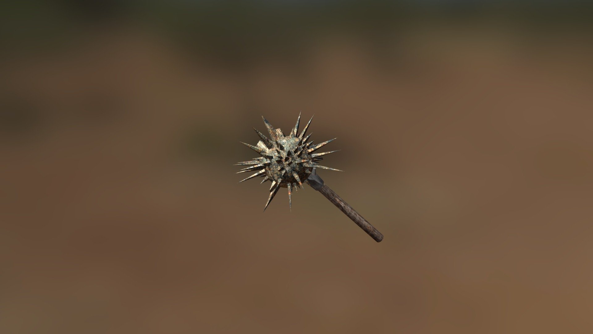 Medieval mace weapon