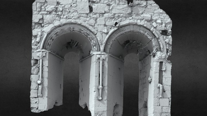 Killone_ Abbey_ Windows 3D Model