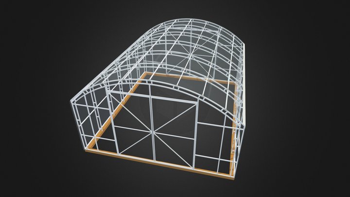 Теплица ОРИОН 3D Model