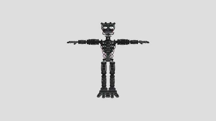 1983 Endoskeleton 3D Model