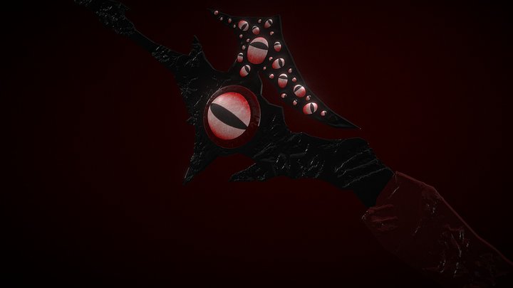 Sword Of Eyes (Model/Sculpt Hybrid) 3D Model