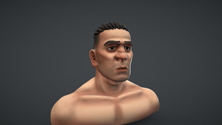 Frank Castle - Stylized Character 3D Model