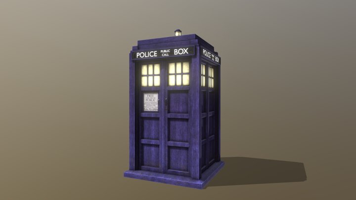 Doctor Who Tardis (Mixed Styles) 3D Model