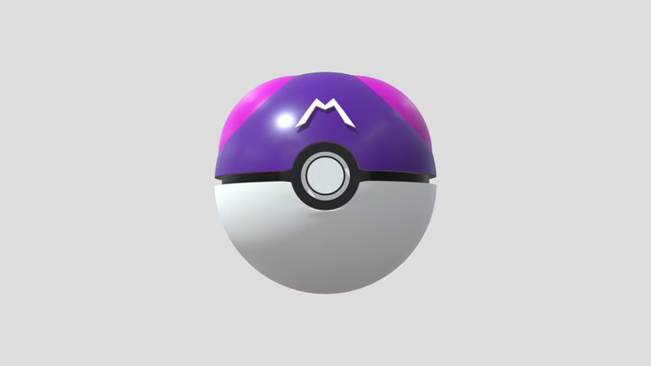 Masterball Pokemon 3D Model