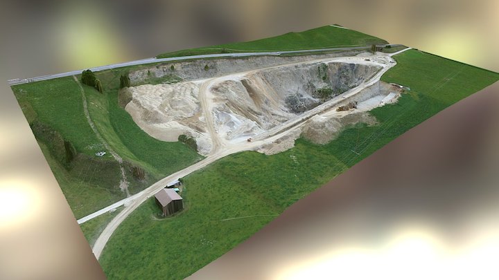 Deponie Marias Mai 2017, Rabius (CH) 3D Model