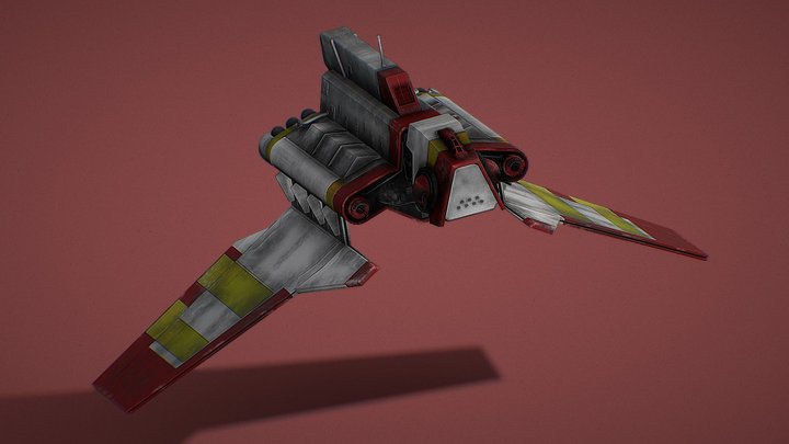 Nu-Class Shuttle | Starwars CW 3D Model