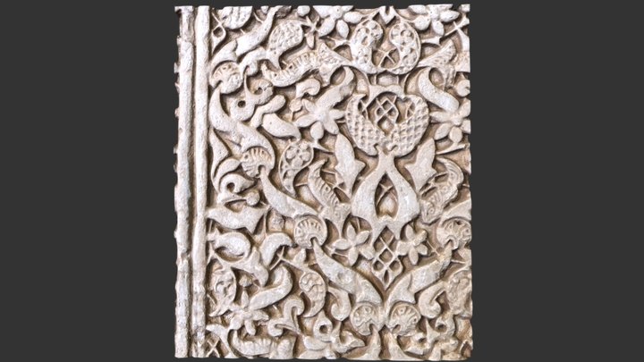 Detail from Alhambra, Granada I (test) 3D Model