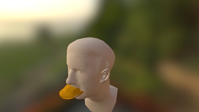 Duckbill Head 3D Model