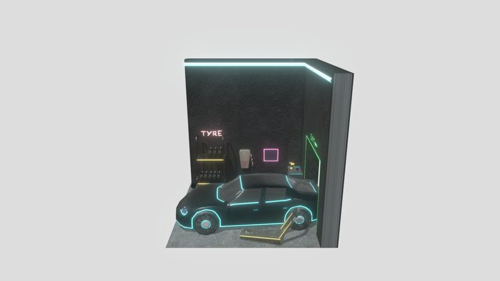 Antony's Auto Repairs 3D Model
