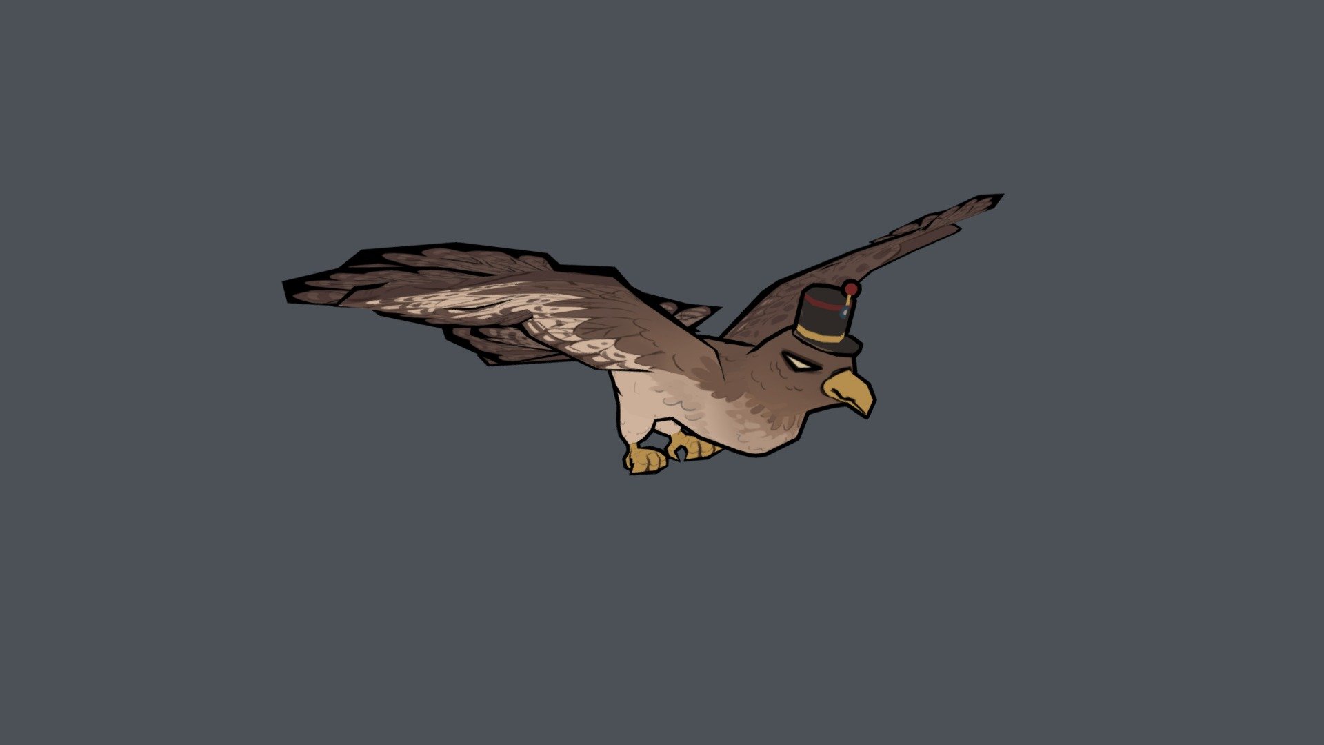 Game Jam Hawk - 3D model by Emmett Green (@emmettgreen) [acf113e ...