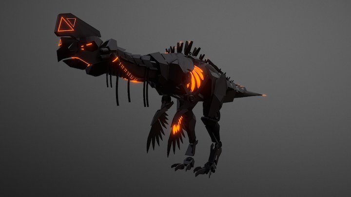 Oviraptor Progress 02 3D Model