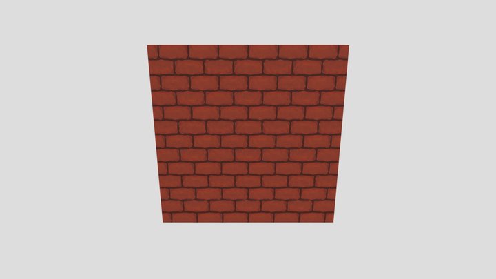 紅磚 3D Model