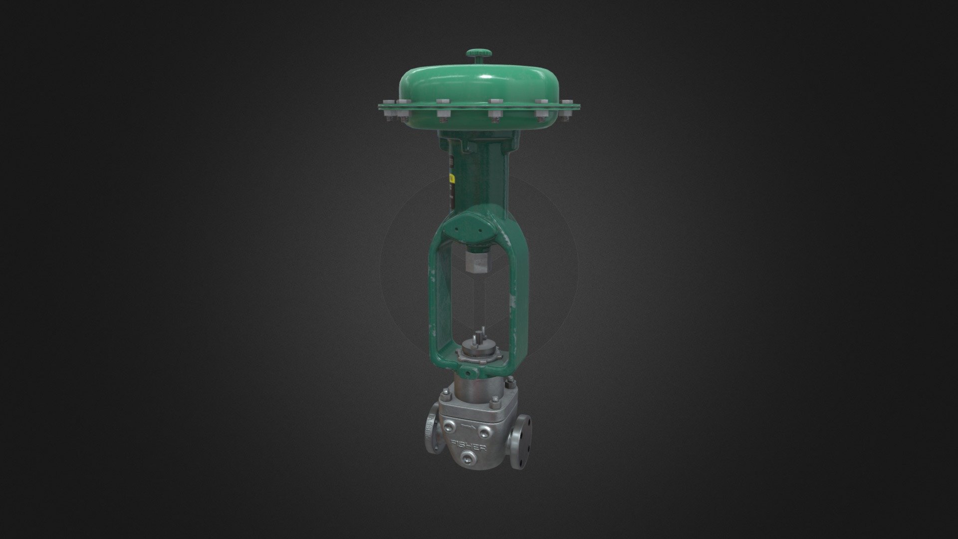 Fisher Actuator Type 667 - 3D model by Thomas Vanek (@tvanek) [acf4327 ...