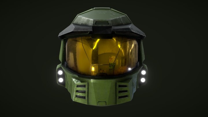 Halo CE - Mark V Helmet Remake – Kostenloses 3D-Modell STL
