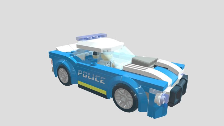 Polizeiautov2 3D Model
