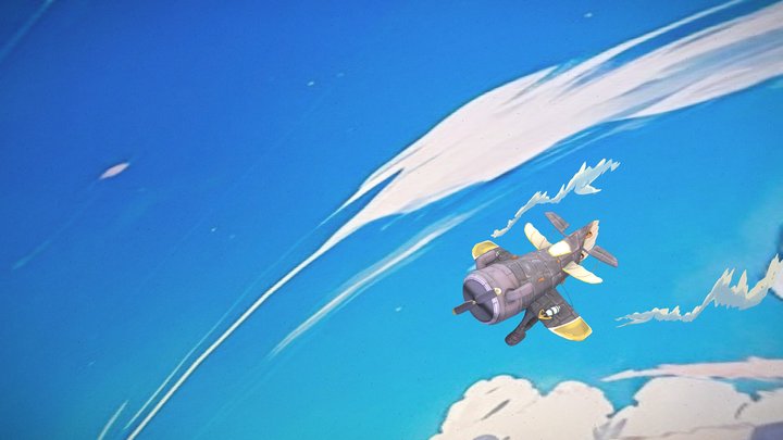 Adventures plane |  Flying Circus 3D Model