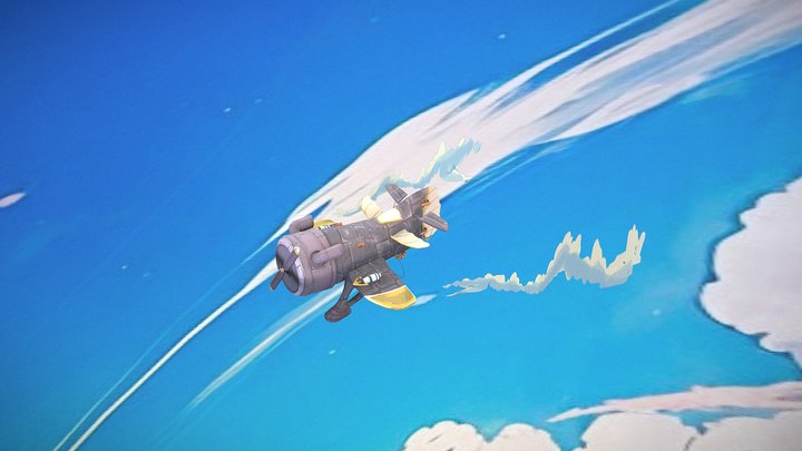 Adventures plane |  Flying Circus 3D Model