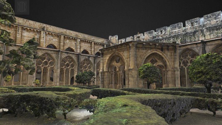 Reial Monestir de Santes Creus. Claustre. 3D Model