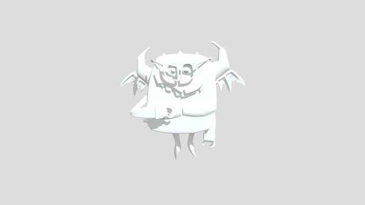 Demon character practice 3D Model