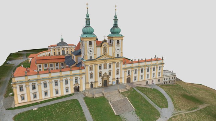 Bazilika Navštívení Panny Marie 3D Model