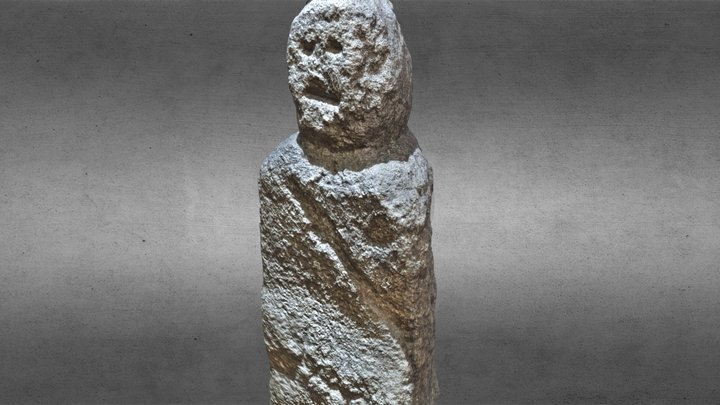 Escultura de Guerrero de Segura de Toro 3D Model