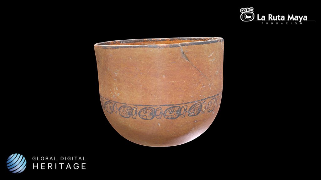 Bowl with Glyphic Band