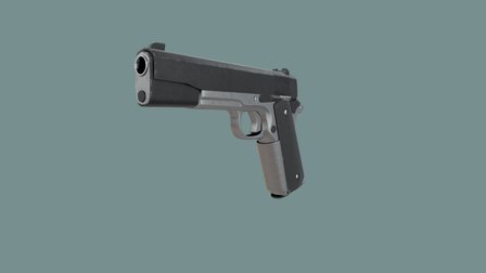 Handgun 3D Model