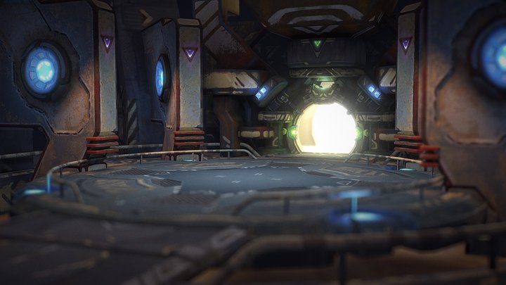 sci fy room 3D Model