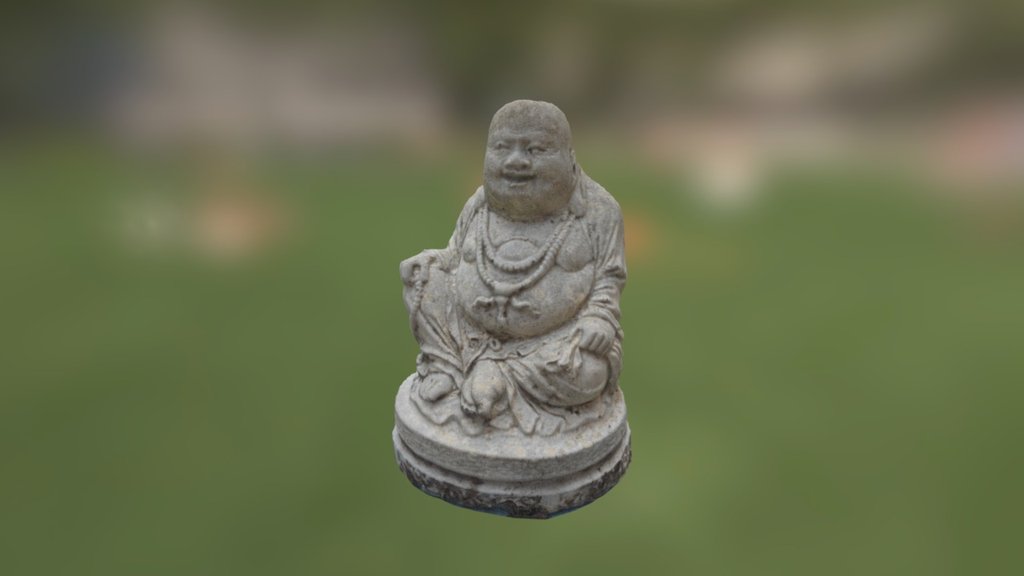 Garden Buddha — Sketchfab embed 3D viewer