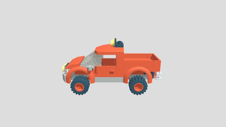 Lego 60047 criminal vehicle 3D Model