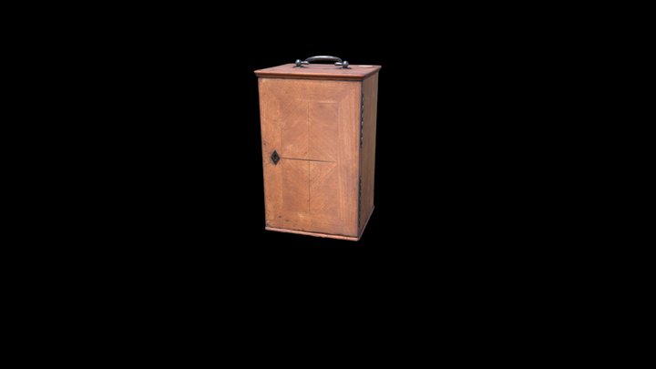 Compound Monocular Microscope 3D Model