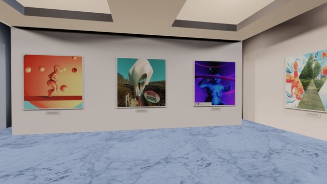 Instamuseum for @postman_official 3D Model