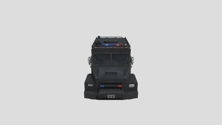 SWAT Truck 3D Model