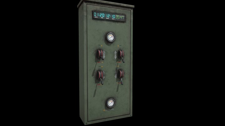 Industrial Electrical Box02- 10MB – Modello 3D gratuito STL