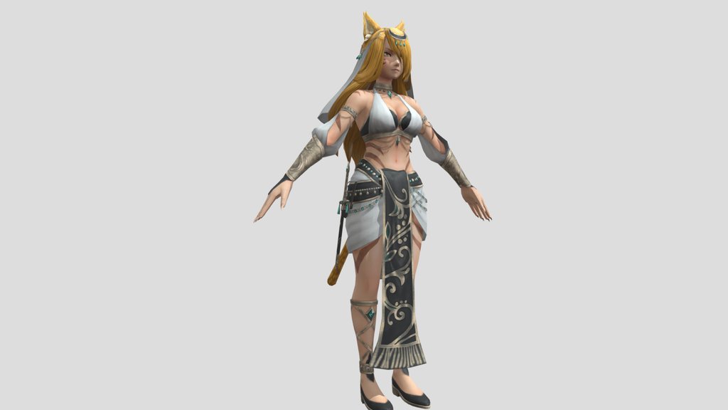 Dancer Debra T-Pose - Wizardry Variants Daphne