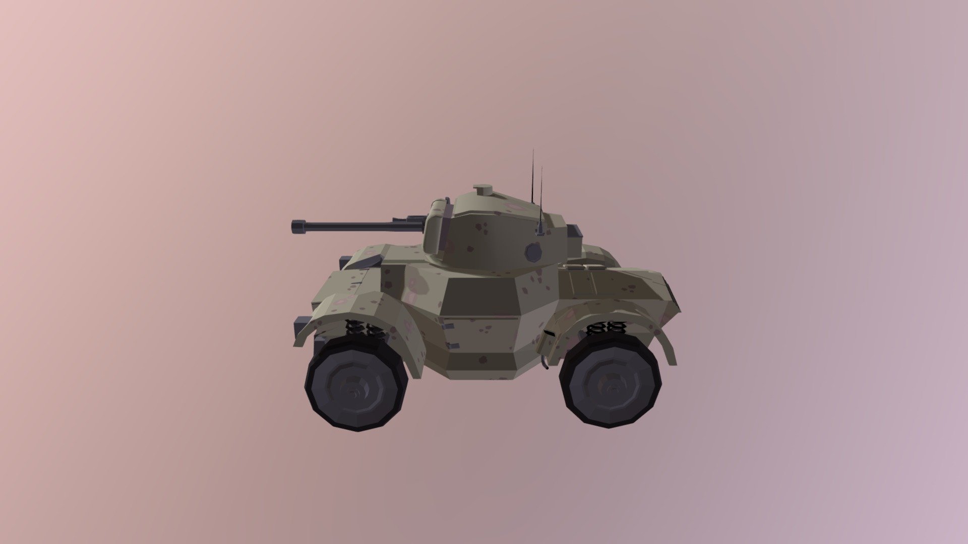 Daimler Mk1 LowPoly